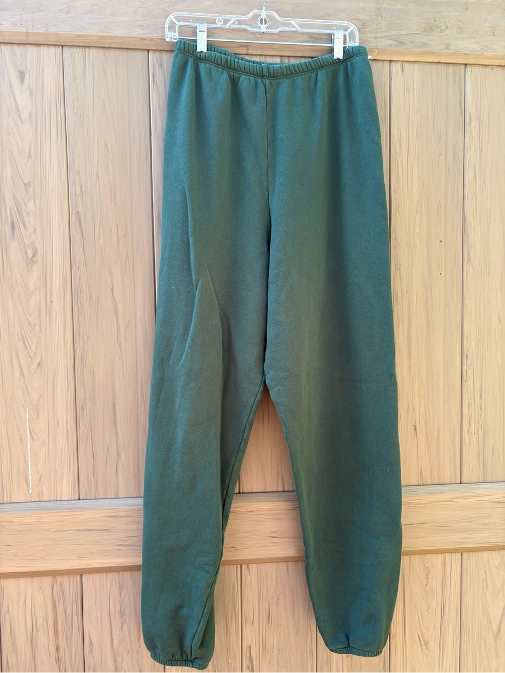 Joah Brown Oversized Joggers in Pine French Terry - Picture 5 of 7